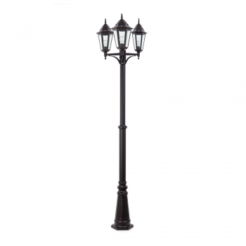 Lamp classic black with three cold saving 20W