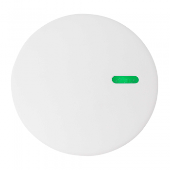 Aplique circular blanco con stickers de colores y LED de 2W frío
