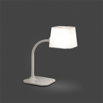 Blank Chic table lamp with 15W energy saving lamp