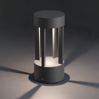 Beacon vanguard 20 cm dark gray with 5W LED warm